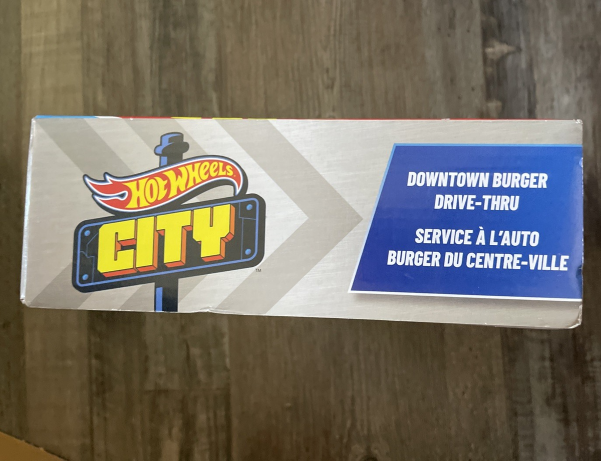 HOT WHEELS CITY Downtown Burger Drive-Thru SEALED MATTEL Netflix  display picture 1