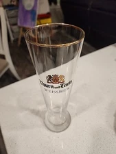 Thurn Und Taris Weissbier Gold Rim Pilsner Glass .5L Beer Germany Pilsener