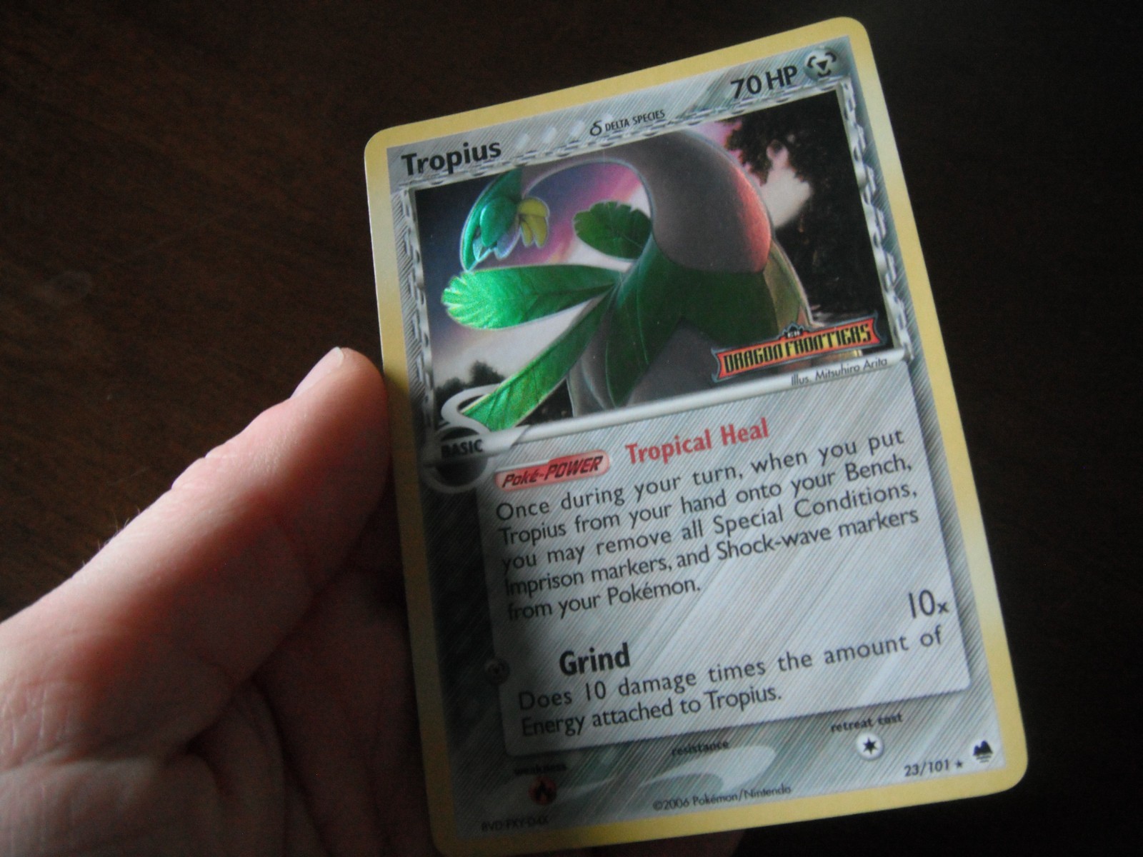 Tropius (Delta Species) 23/101 Dragon Frontiers Reverse Holo