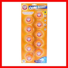 OdorBusterz Odor Eliminator Balls, Clean Burst, 10 Count   Baking Soda Odor C...
