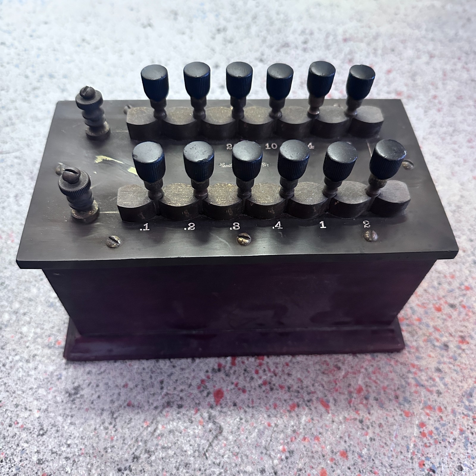 Antique Vintage Central Scientific Cenco Electrical Resistance Decade Box