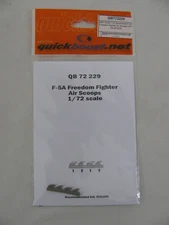 Quickboost 1/72 Resin Northrop F-5A Freedom Fighter Air Scoops Parts #QB72229