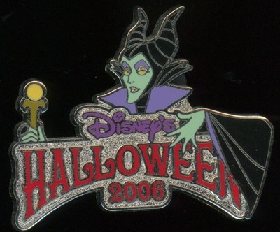 TDR TDL Tokyo Maleficent Logo Halloween 2006 Rally Disney Pin 49442