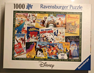 Disney Vintage Movie Poster, 1000 Teile Puzzle, Ravensburger  12000689 NEU OVP