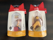 Lot 2 Tonies Disney Toy Story Woody Lion King Audio Music Song Dance Figures Box