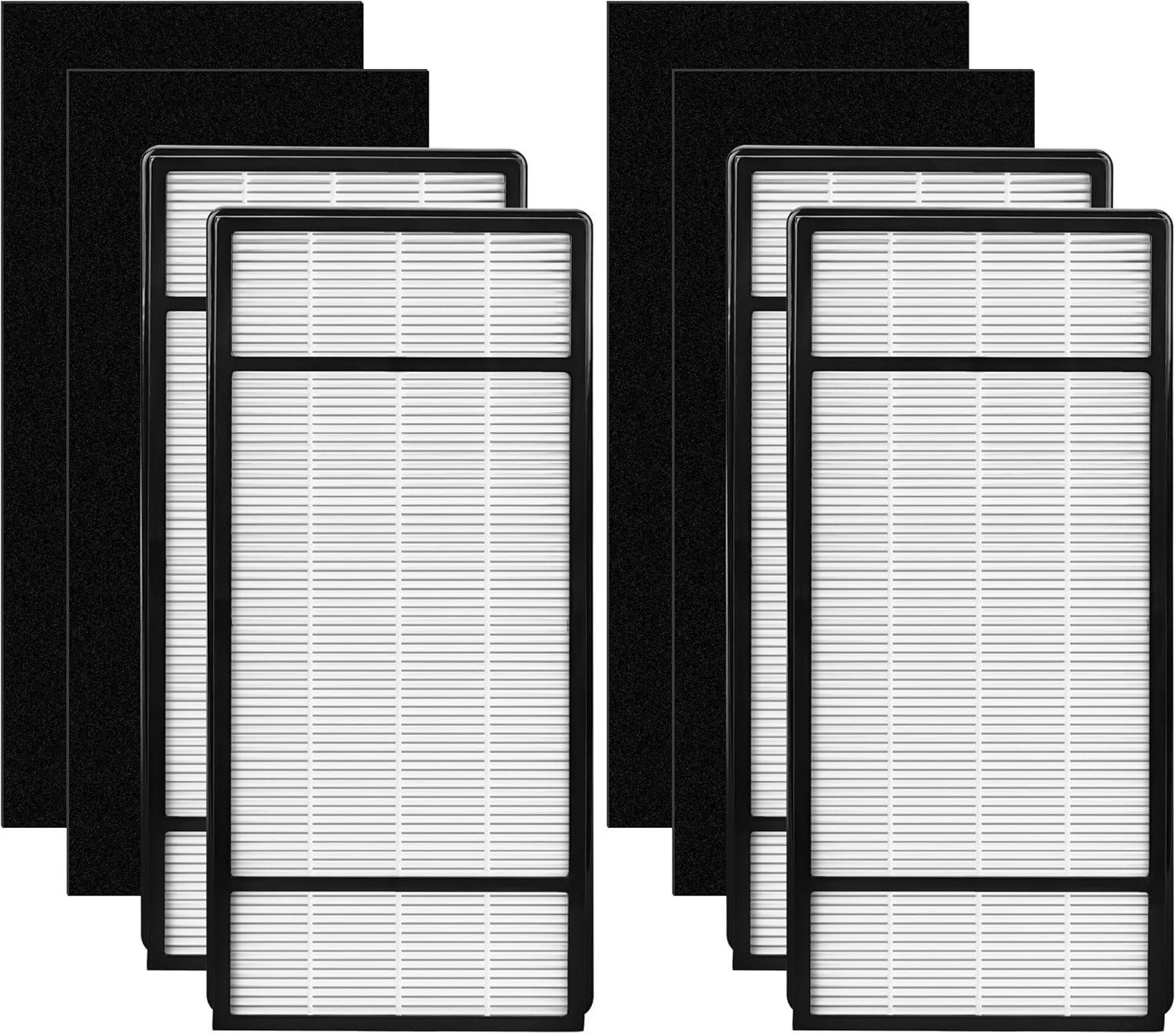 4 Pack HRF-H1 HRF-H2 True HEPA Replacement Filter H Compatible with...