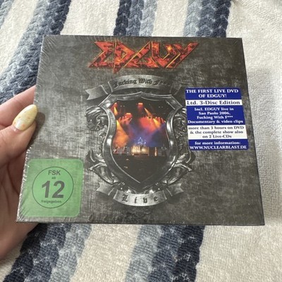 NEW** 2X CD Disc + DVD Edguy Fucking With F*** Live Limited Edition Digi. RARE  