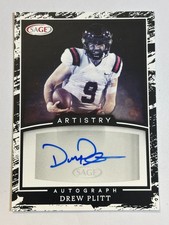 🏈 2022 Sage Artistry Football Rookie Auto #A-DP Drew PLITT 🏈