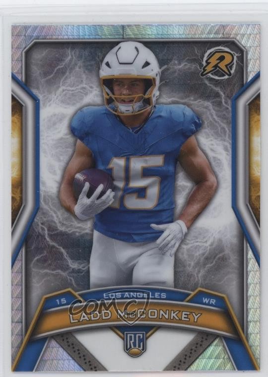 2024 Topps Resurgence Rookies Prism Refractor Ladd McConkey #154 Rookie RC