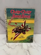 Chitty Chitty Bang Bang Little Golden Book #581 Jean Lewis 1968 Golden Press