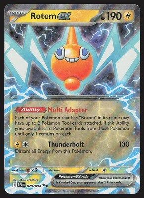 ME02: Phantasmal Flames Rotom ex #029/094 Pokemon Card