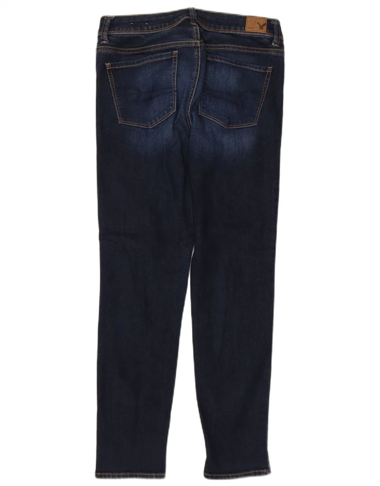 AMERICAN EAGLE Womens Super Skinny Jeans US 8 Medium W30 L28 Navy Blue AG17 - Image 2 of 3