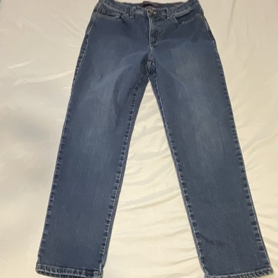 Gloria Vanderbilt Amanda Women s Straight Blue Denim Jeans 10S