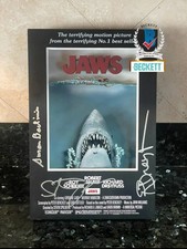 STEVEN SPIELBERG SIGNED JAWS 3D ART POP JAWS SIGNED RICHARD DREYFUSS BAS COA (A