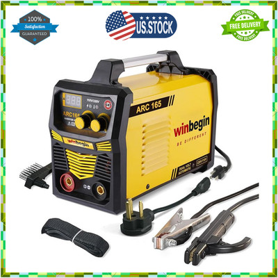 110V/220V arc welding machine,digital display,165A max rod 5/32''heavy duty stick