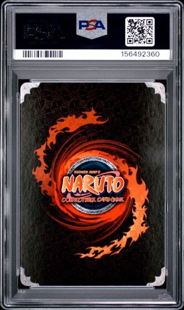 PSA 10: 2007 NARUTO CCG CARD S7 QUEST NC008 ITACHI UCHIHA 1ST ED DIAMOND FOIL view 2