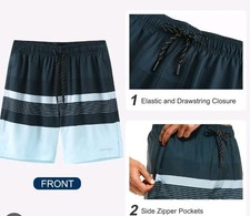 Hodo Sports Men's Swim Shorts Size XXL Quick Dry Compress