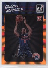 2016-17 Panini Donruss Rookies Orange Holo Laser Sheldon McClellan #199 w7v