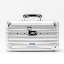 Rimowa Beauty Vanity Case pre LVMH Classic poignée en cuir argenté JU 52