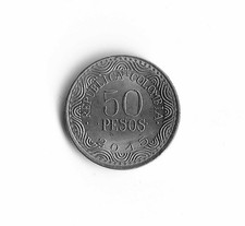 2015 Colombia - 50 Pesos - 384 - Nickel Plated Steel - 2g
