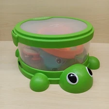 Infantino Turtle Cover Band 7 Piece Percussion Drum Musical Music Set