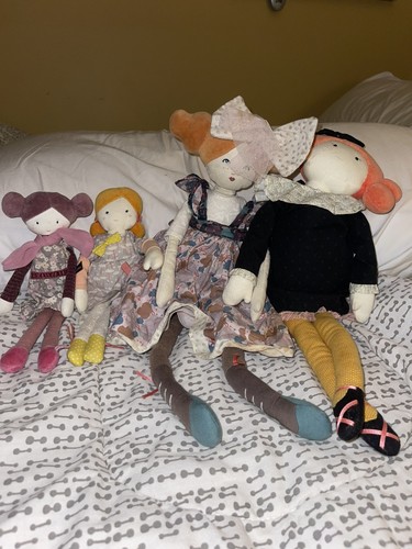 Moulin Rory BUNDLE 2 X Large 2 X Small Dolls Les Parisiennes (4 Dolls) - Bild 2 von 14