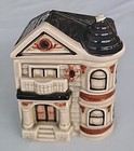 Vintage,  1980, Otagiri, Victorian House Sugar Bowl, Brown,  No Spoon — photo 2
