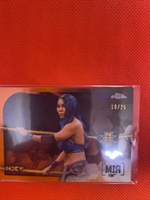 2020 topps chrome wwe orange refractor /25 Mia Yim #88