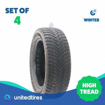 Set of (4) Used 225/60R18 Goodyear Eagle Enforcer Winter 100V - 8.5/32
