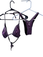 bodybuilding bikini posing Rhinestones Compet...