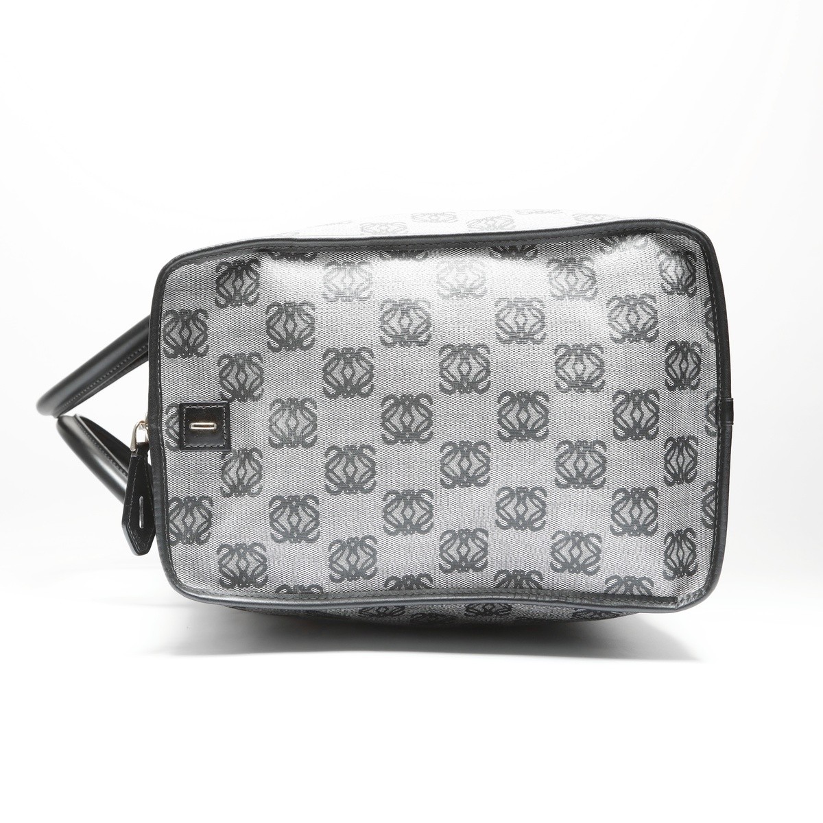 Authentic LOEWE Anagram Coding Canvas Boston bag … - image 4