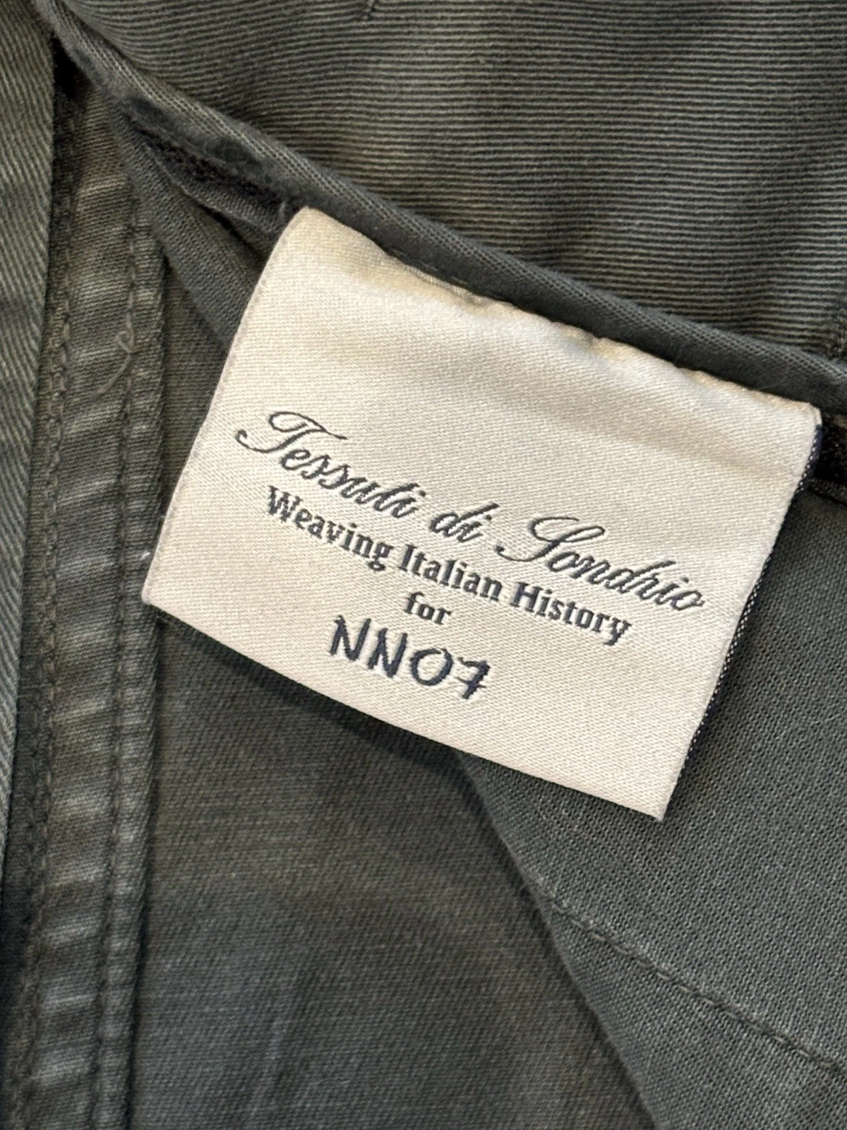 NN07 Shirt Jacket Forest Green Size medium - product detail image 3
