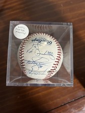 2022 Florida Marlins Signed Baseball by The Entire Roster! MLB Baseball Autos