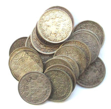 Deutsches Kaiserreich  Silber Lot 50 x ½ Mark 1905-1918 zufällige Auswahl