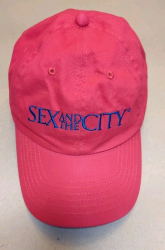 Sex and the City HBO Promo Baseball Cap Hat Red Strapback 1990s Vintage TV Show