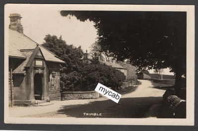 Postkarte Timble bei Otley Yorkshire Dorfbibliothek verschickt 1922 RP von Bramley
