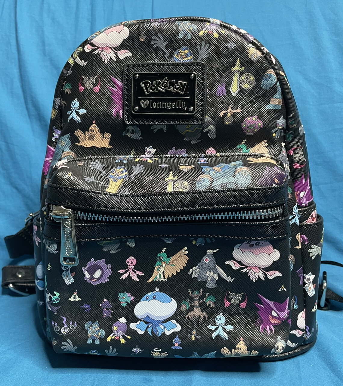 VERY RARE Loungefly Pokemon Ghosts Black Mini Backpac… Gem