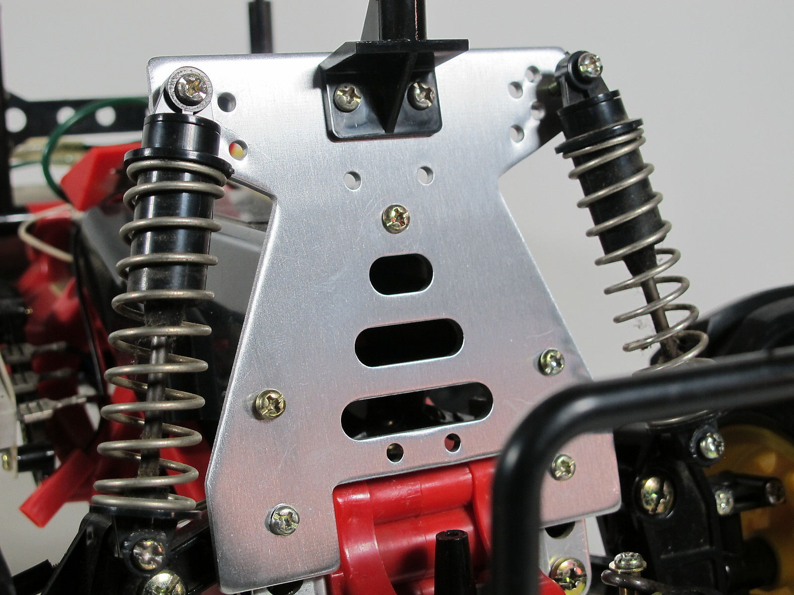 Aluminum Front & Rear shock Mount Tower Tamiya 1/10 R/C Monster Beetle Blackfoot