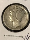 1919 Mercury Dime