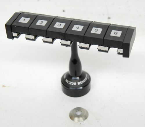 Renishaw MCR20 Probe Module Changing Rack 6 Slot Leg‑Mounted