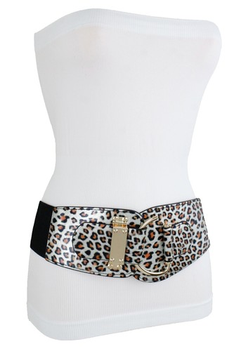d.i.a. Leopard Print Belt with Rhinestones and Detachable
