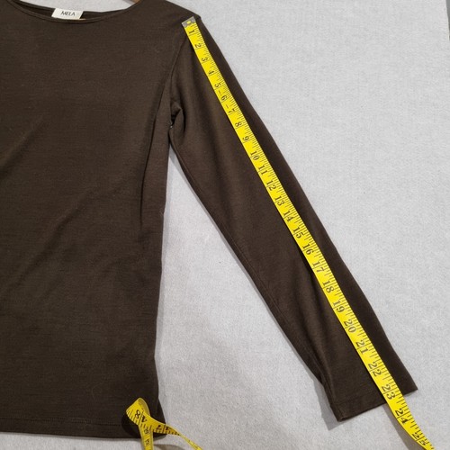 New Mela Select Top 12 Merino Wool Made in Aust Office Business Brown Purdie - Picture 8 of 14