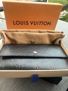 Louis Vuitton Vernis Matte Gunmetal Women’s Wallet