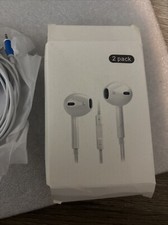 Ear Phones 2 Pack White Lightning Wired Earphones