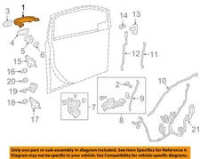 GM OEM 16-22 Spark Front Door Lock Hardware-Handle, Outside 42417202