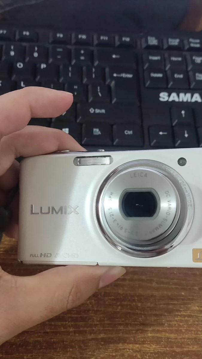 Panasonic Digital Camera LUMIX FX77 12.1 MP White -90%NEW | eBay