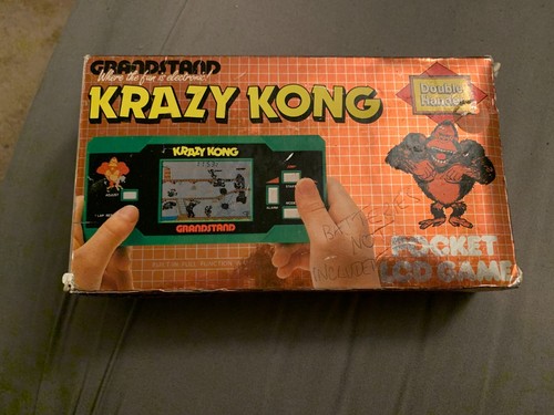 Hander Vintage Grandstand Krazy Kong Handheld LCD Game Double Hander | eBay