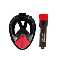 Fisheye 180 Full Face Snorkel Mask - Latest 2017 Tubeless Design Using Superi... Fisheye 180 Full Face Snorkel Mask - Latest 2017 Tubeless Design Using Superi...