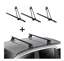 3x Fahrradtr&auml;ger ORION+Dachtr&auml;ger EVO STA f&uuml;r f&uuml;r Mercedes CLS (C219) 4T&uuml;r 2004-