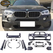 Fits 14-18 BMW F15 X5 M Sport Style Front Bumper Cover Conversion Kit